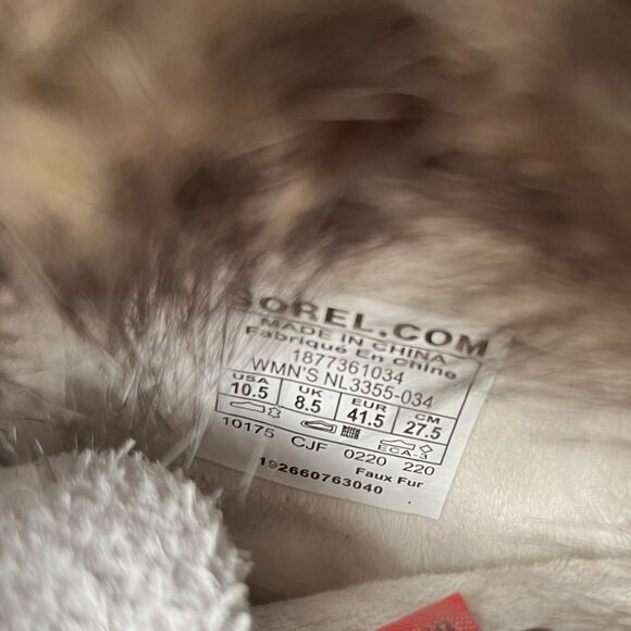 Sorel Joan of Arctic Next Boot Metallic Silver White NEW 10.5 - Picture 9 of 10